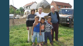 Besuch bei kosovarischen Bauern