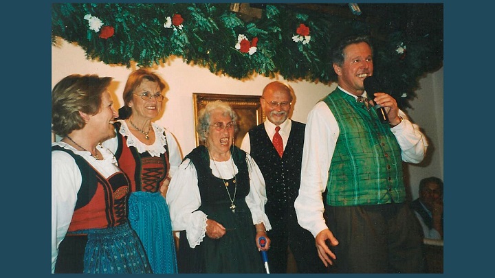 Gretl Komposch beim Stangl